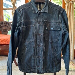 Men's Classic Black Denim Jacket